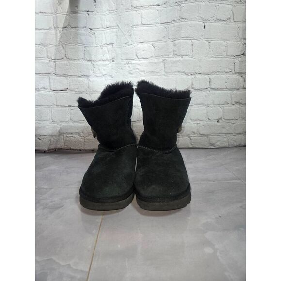 UGG Bailey Button Bling Women's Size 7 Black Boots - Picture 1 of 7